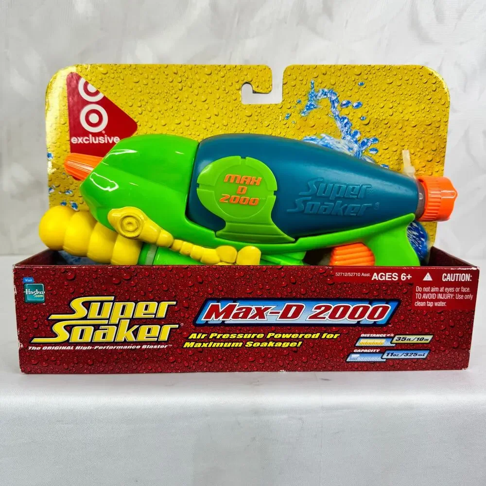 Larami Super Soaker Squirt Toy Max-D 2000 Factory Sealed Target‎ Exclusive